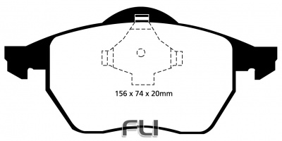 EBC DP21324 Greenstuff Remblokken