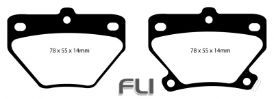 EBC DP21326 Greenstuff Remblokken