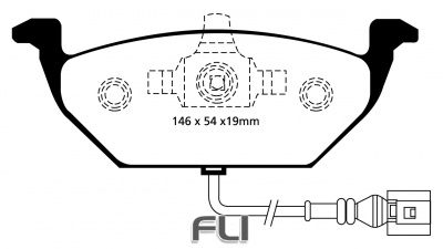 EBC DP21329 Greenstuff Remblokken