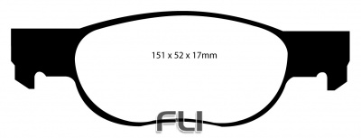 EBC DP21336 Greenstuff Remblokken