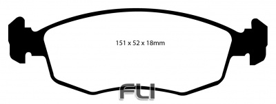 EBC DP21337 Greenstuff Remblokken