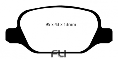 EBC DP21338 Greenstuff Remblokken