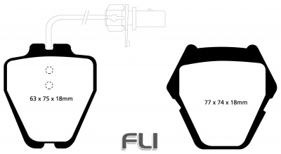 EBC DP21348 Greenstuff Remblokken