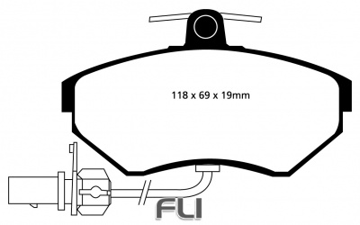 EBC DP21351 Greenstuff Remblokken