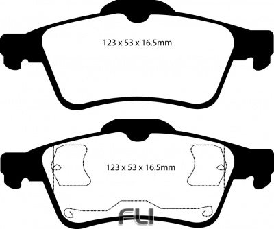 EBC DP21354 Greenstuff Remblokken