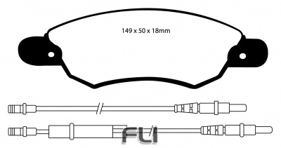 EBC DP21370 Greenstuff Remblokken