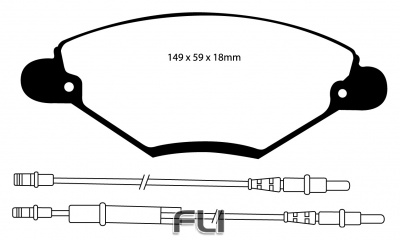 EBC DP21371 Greenstuff Remblokken