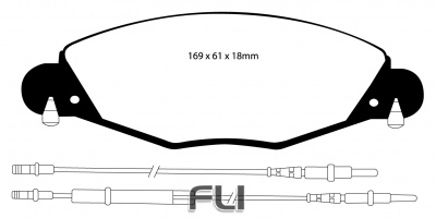EBC DP21372 Greenstuff Remblokken