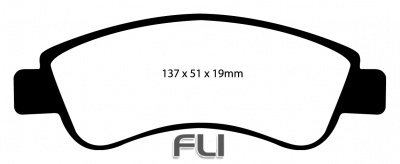 EBC DP21374 Greenstuff Remblokken