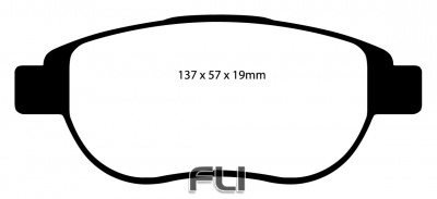 EBC DP21375 Greenstuff Remblokken