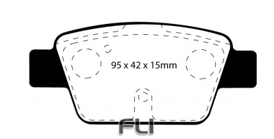 EBC DP21381 Greenstuff Remblokken