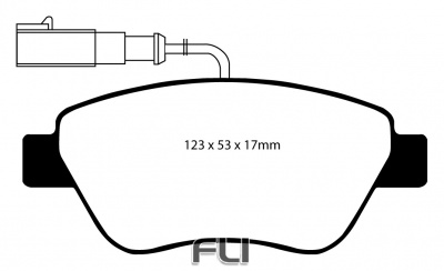 EBC DP21384_2 Greenstuff Remblokken