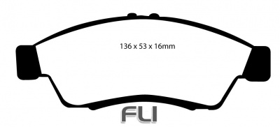 EBC DP21390 Greenstuff Remblokken