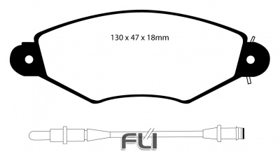 EBC DP21406 Greenstuff Remblokken