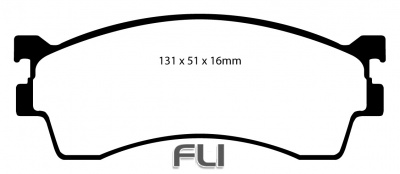 EBC DP21409 Greenstuff Remblokken