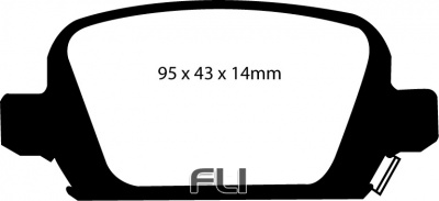 EBC DP21410 Greenstuff Remblokken