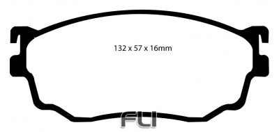 EBC DP21411 Greenstuff Remblokken