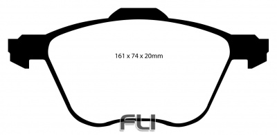 EBC DP21413 Greenstuff Remblokken