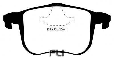 EBC DP21416 Greenstuff Remblokken