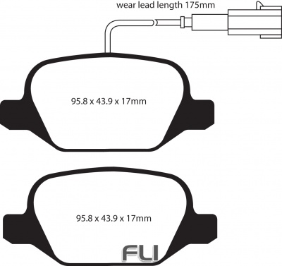 EBC DP21430_2 Greenstuff Remblokken