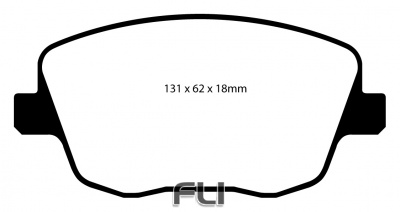 EBC DP21436 Greenstuff Remblokken