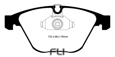 EBC DP21449 Greenstuff Remblokken