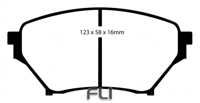 EBC DP21452 Greenstuff Remblokken