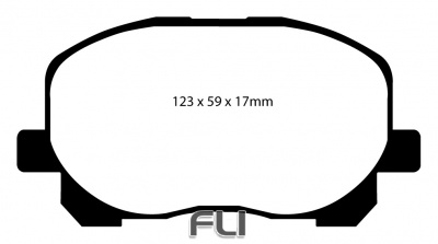 EBC DP21455 Greenstuff Remblokken