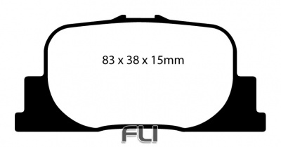 EBC DP21456 Greenstuff Remblokken