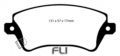 EBC DP21457 Greenstuff Remblokken