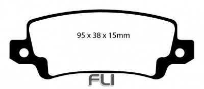 EBC DP21458 Greenstuff Remblokken