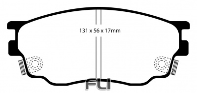 EBC DP21464 Greenstuff Remblokken