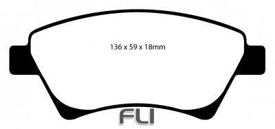 EBC DP21468 Greenstuff Remblokken