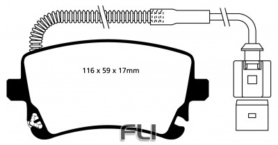 EBC DP21470 Greenstuff Remblokken