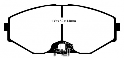 EBC DP21471 Greenstuff Remblokken