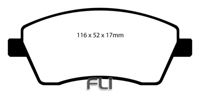 EBC DP21485 Greenstuff Remblokken