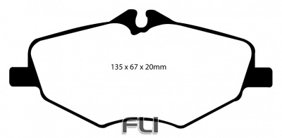 EBC DP21488 Greenstuff Remblokken