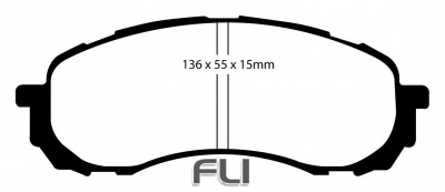 EBC DP21492 Greenstuff Remblokken