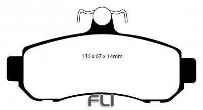 EBC DP21509 Greenstuff Remblokken