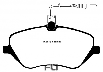 EBC DP21550 Greenstuff Remblokken