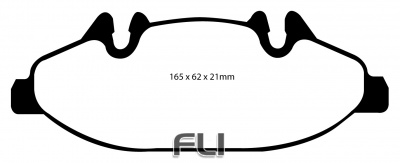 EBC DP21553 Greenstuff Remblokken