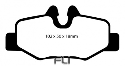 EBC DP21554 Greenstuff Remblokken