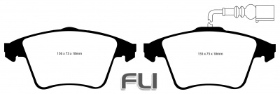 EBC DP21556 Greenstuff Remblokken