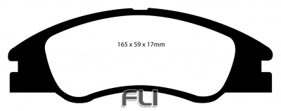 EBC DP21568 Greenstuff Remblokken