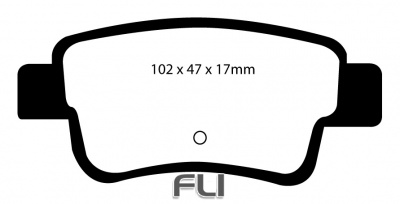 EBC DP21599 Greenstuff Remblokken