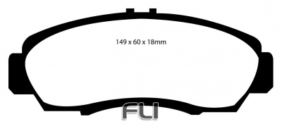 EBC DP21610 Greenstuff Remblokken