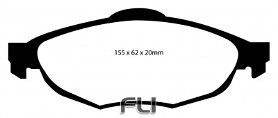 EBC DP21611 Greenstuff Remblokken