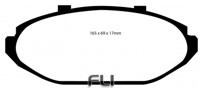 EBC DP21615 Greenstuff Remblokken