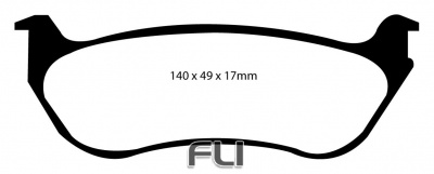 EBC DP21626 Greenstuff Remblokken