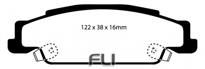 EBC DP21646 Greenstuff Remblokken